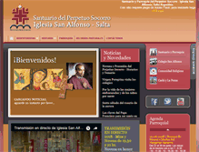 Tablet Screenshot of iglesiasanalfonso.org.ar